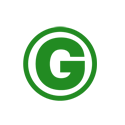Grønt ESGenius G-logo til intelligent ESG-rapportering og audit-certificering.